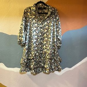 Long sleeve dress with pockets M